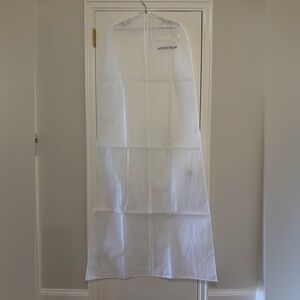 Nordstrom Zip White Protective Garment Cover Bridal gown size. 71”x36”